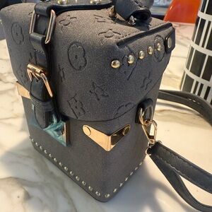 Elegant Gray /Taupe Designer Inspired Handbag